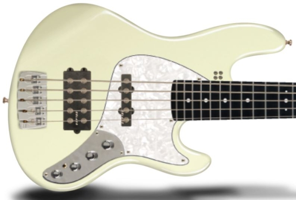 Sandberg California II TT5 & TM5 Pickguard, Whitepearl